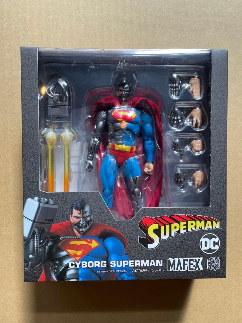 アメコミ MAFEX No.164 CYBORG SUPERMAN RETURN OF b