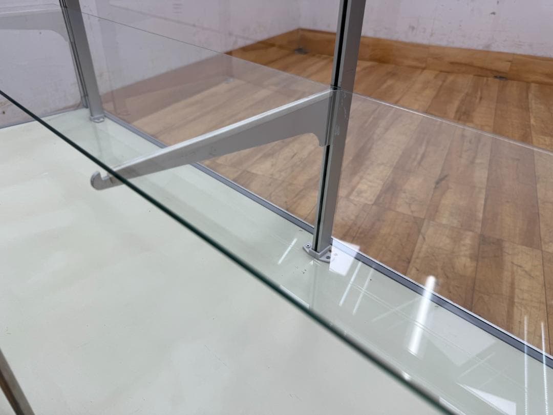 日本アルミ　ガラスショーケース　店舗用
