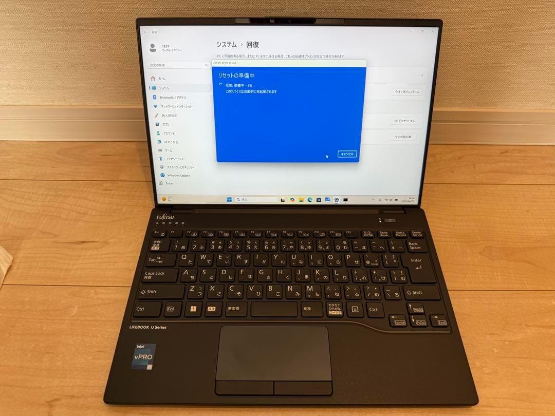 富士通 Windows 11 Pro / LIFEBOOK U9413 / NX