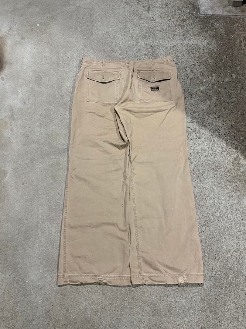 90s 希少　極太 アバクロ ワイド バギーチノパン 裾幅28