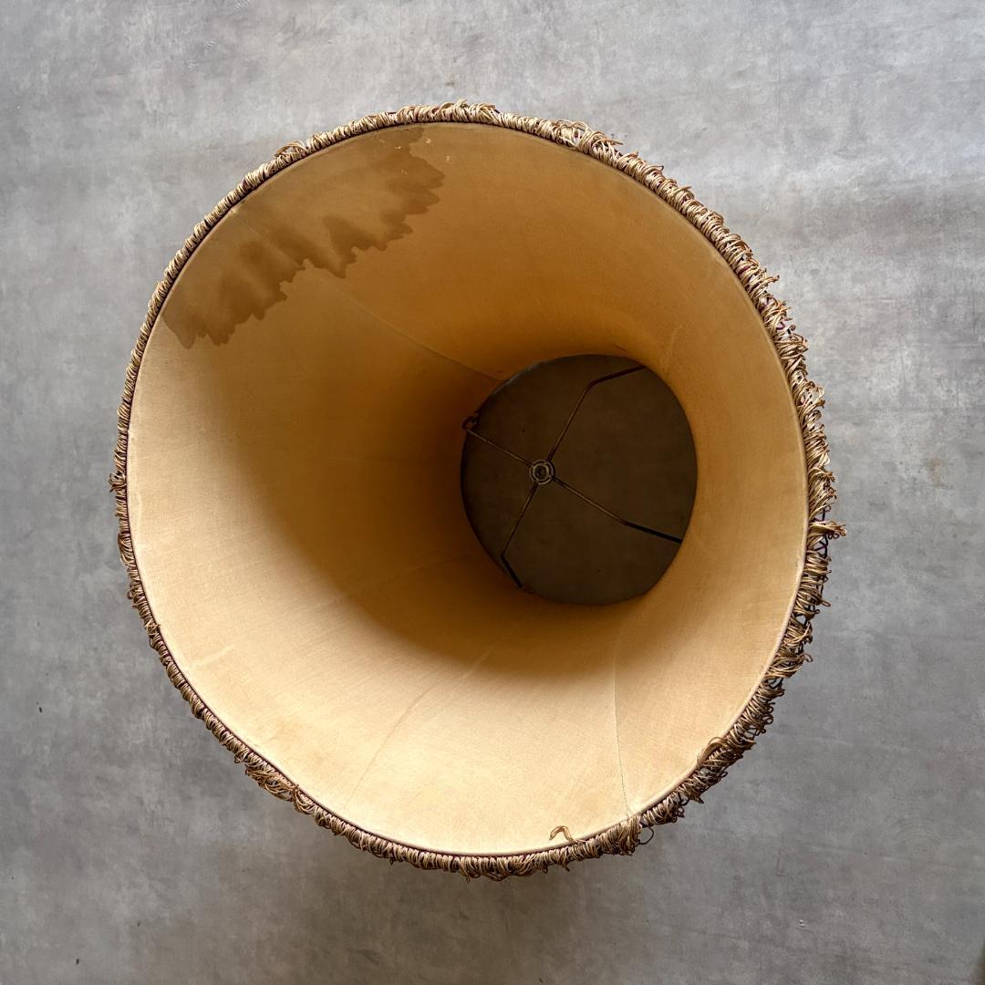 アンティーク 真鍮×セラミック スタンドライト