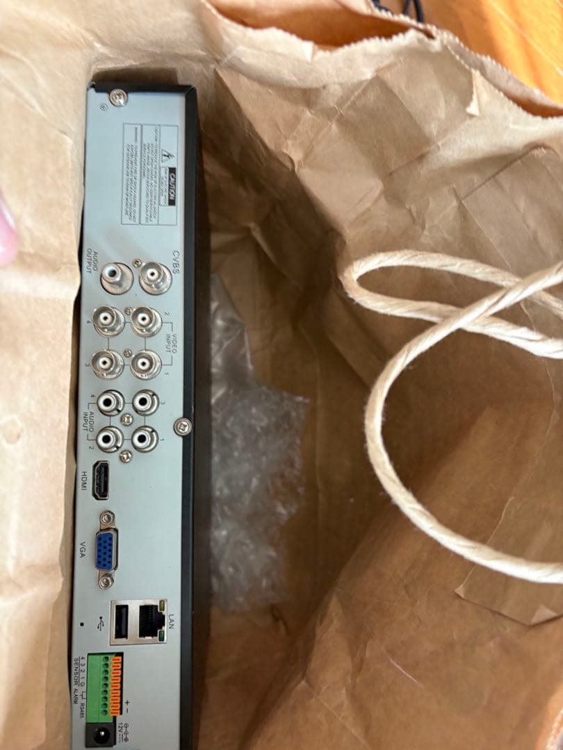 WTW ビデオレコーダー 4TB セット　カメラ　ケーブルセット不具合確認