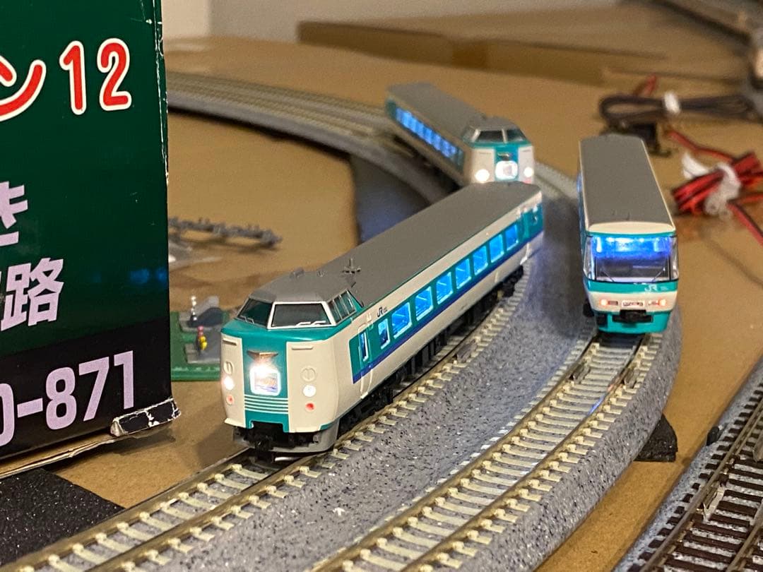 TOMIX381系くろしお基本6両セット（増結セットはジャンク品）