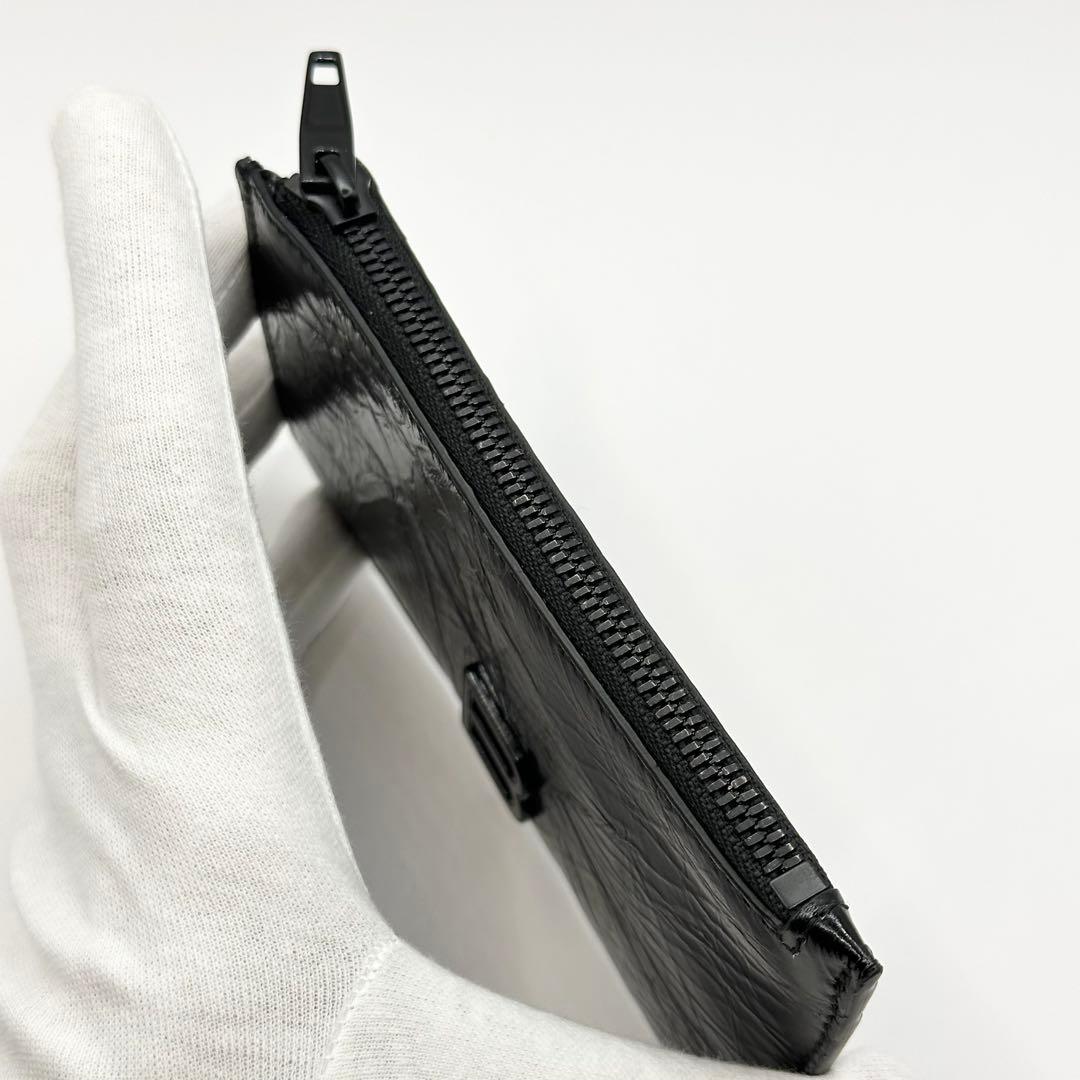 【新品未使用】BALENCIAGA バレンシアガ　フラグメント　財布　レザー