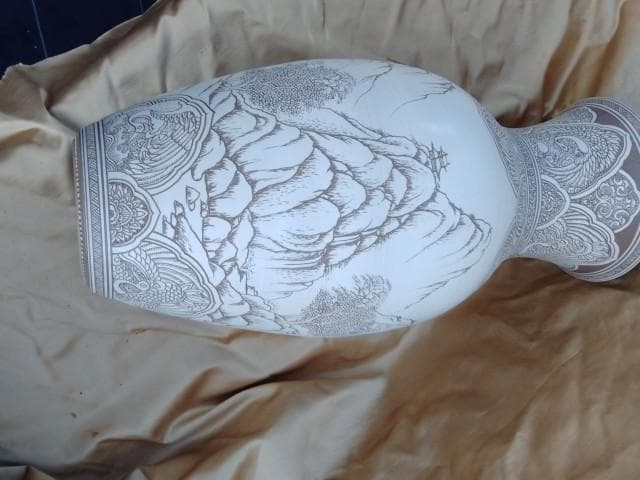 東炎窯　壷　54x20cm