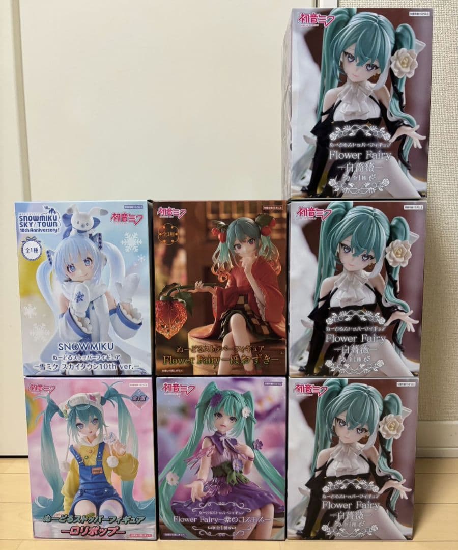 初音ミク ぬーどるストッパーフィギュア 7点まとめ売り