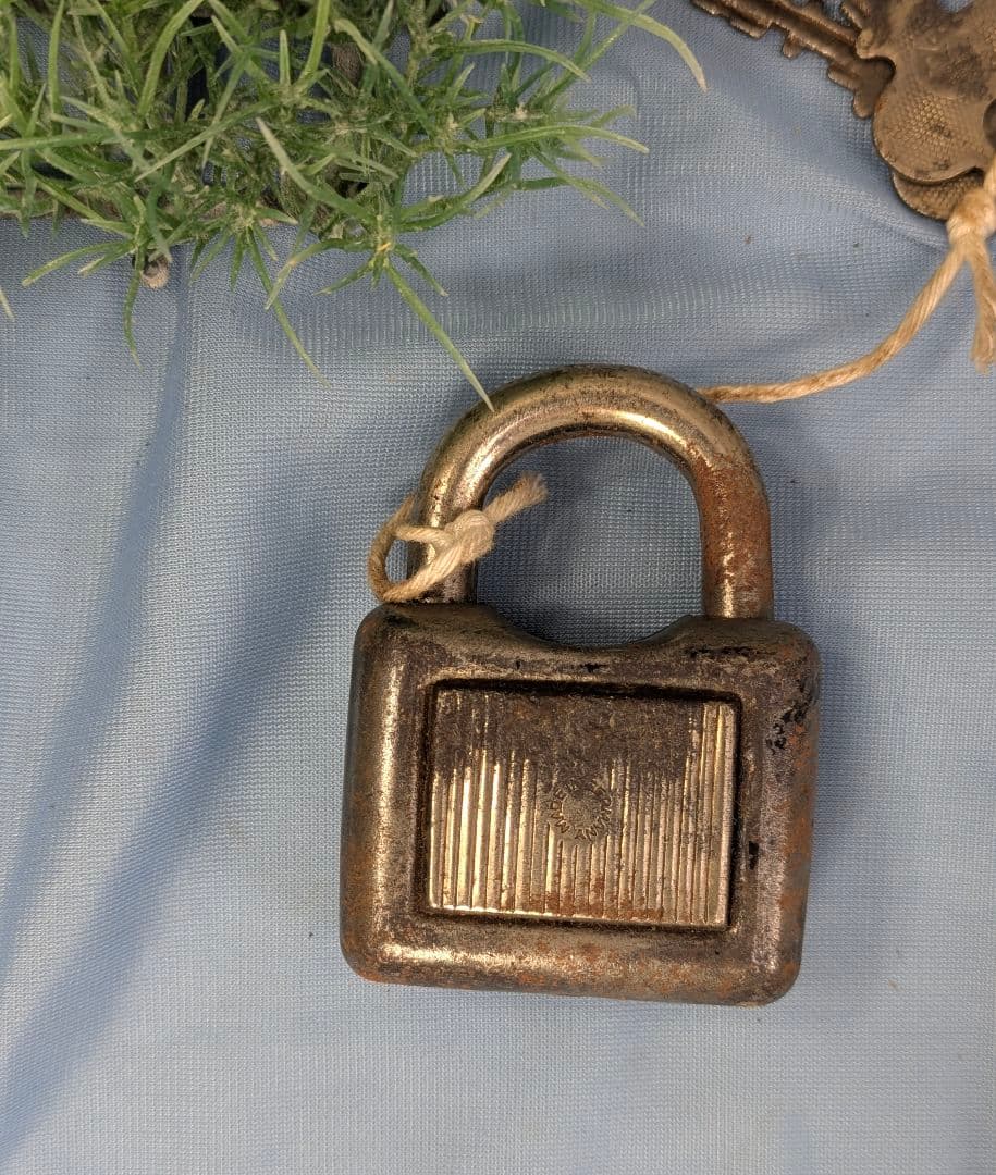 アンティーク フランス製 ドイツ製 パドロック 南京錠