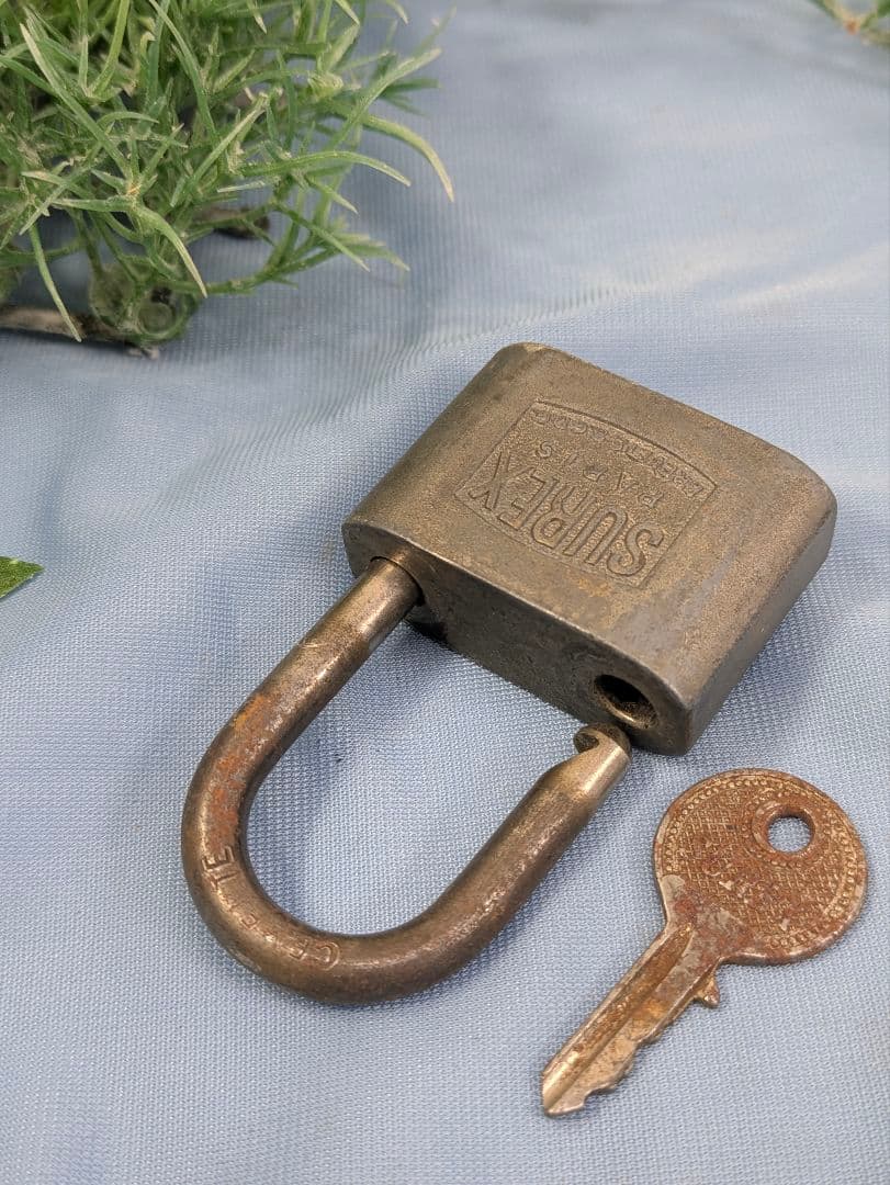 アンティーク フランス製 ドイツ製 パドロック 南京錠