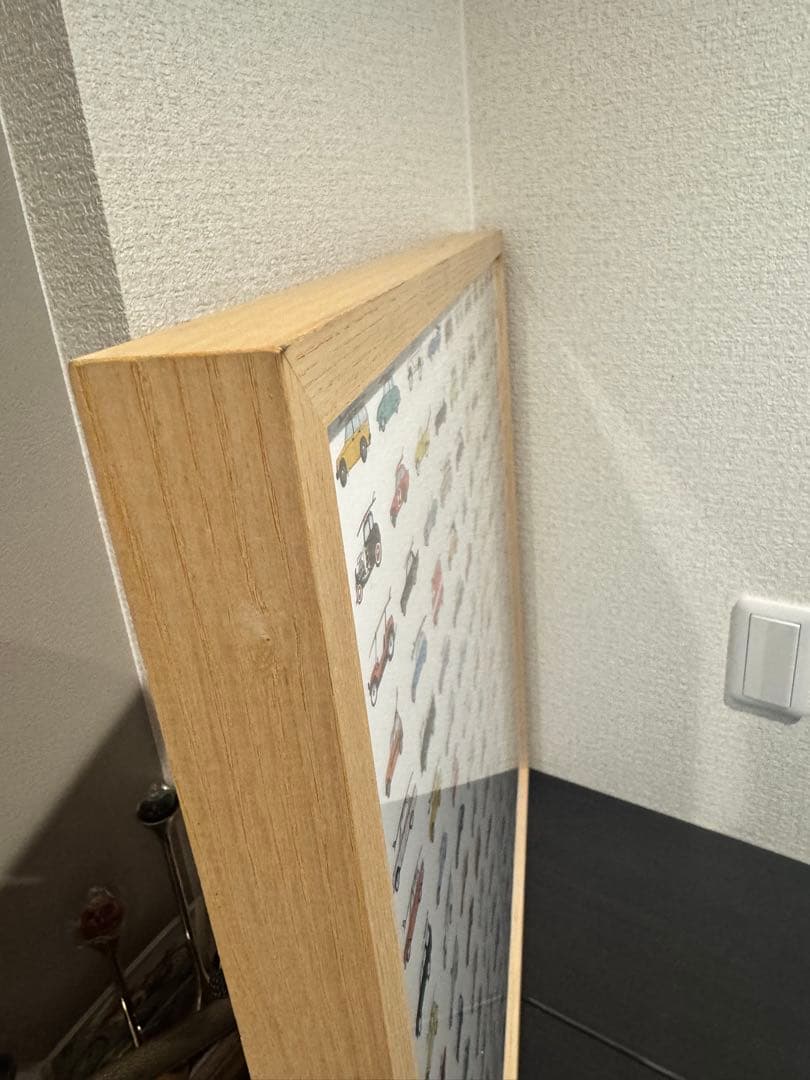 サーフィン　車　ケビン・バトラー　アートワーク壁掛けフレーム