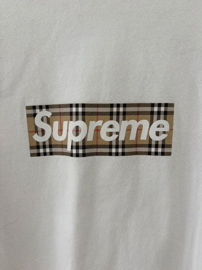 Supreme Burberry BOX LOGO ボックスロゴ　Tシャツ