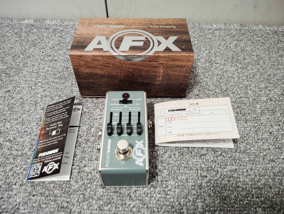 ギター fishman afx pocket blender mini ABY + dI