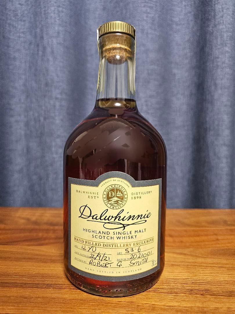 ダルウィニー ハンドフィル 蒸留所限定版 53.6%
