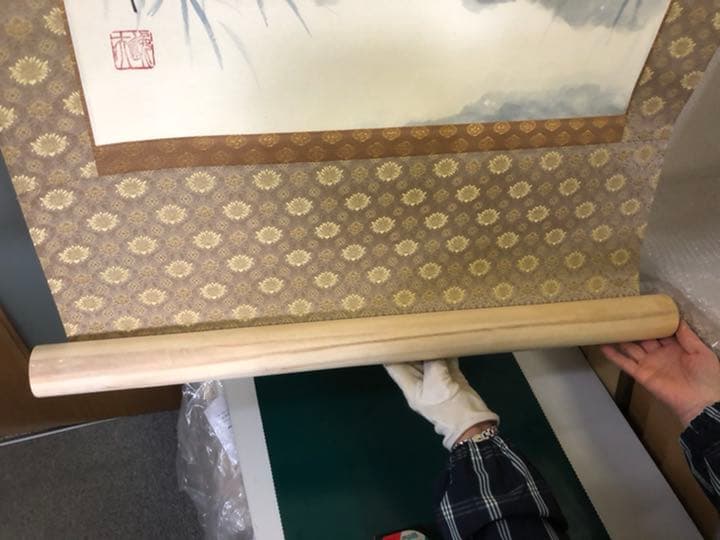 掛け軸「猛虎図」