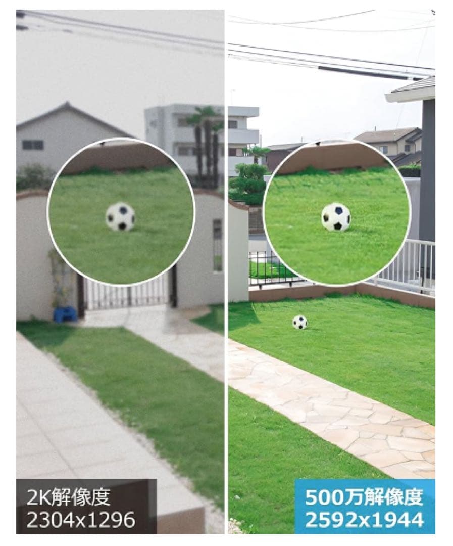 防犯カメラ2台 新品 未使用　500万超高画素・屋外 ソーラー　無線 wifi