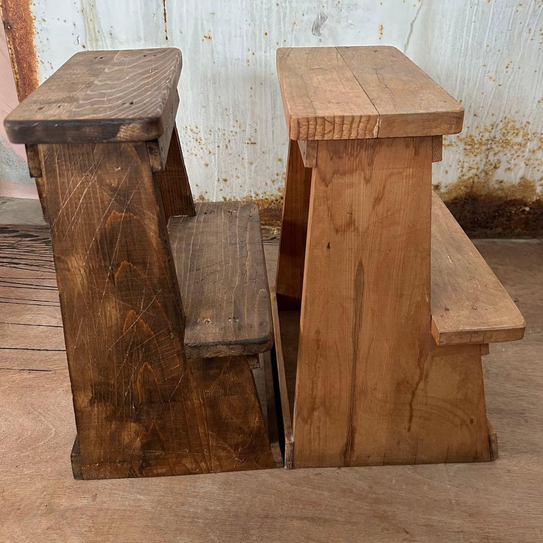 【木製】 踏み台 棚