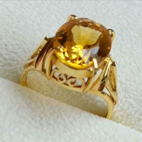 K18 トパーズリング 12号