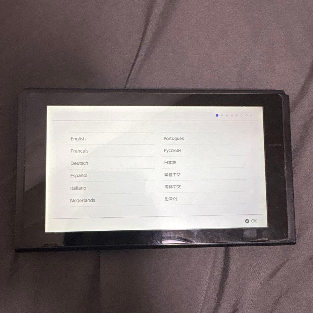 Switch 本体　ソフト&SDカード読み込み不可、ジャンク品