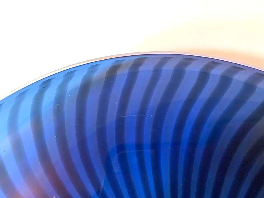 佐藤万里子作　ビンテージ　硝子皿