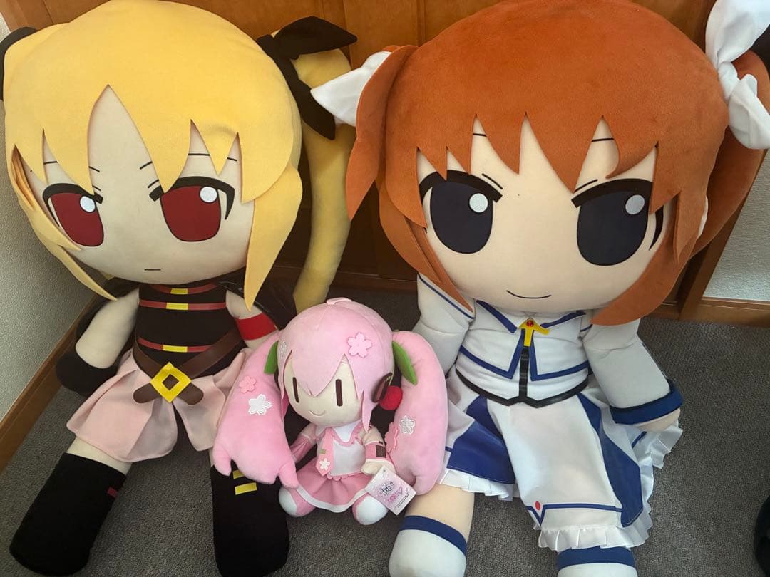 リリカルなのは びっくぬいぐるみ2個 約60cm