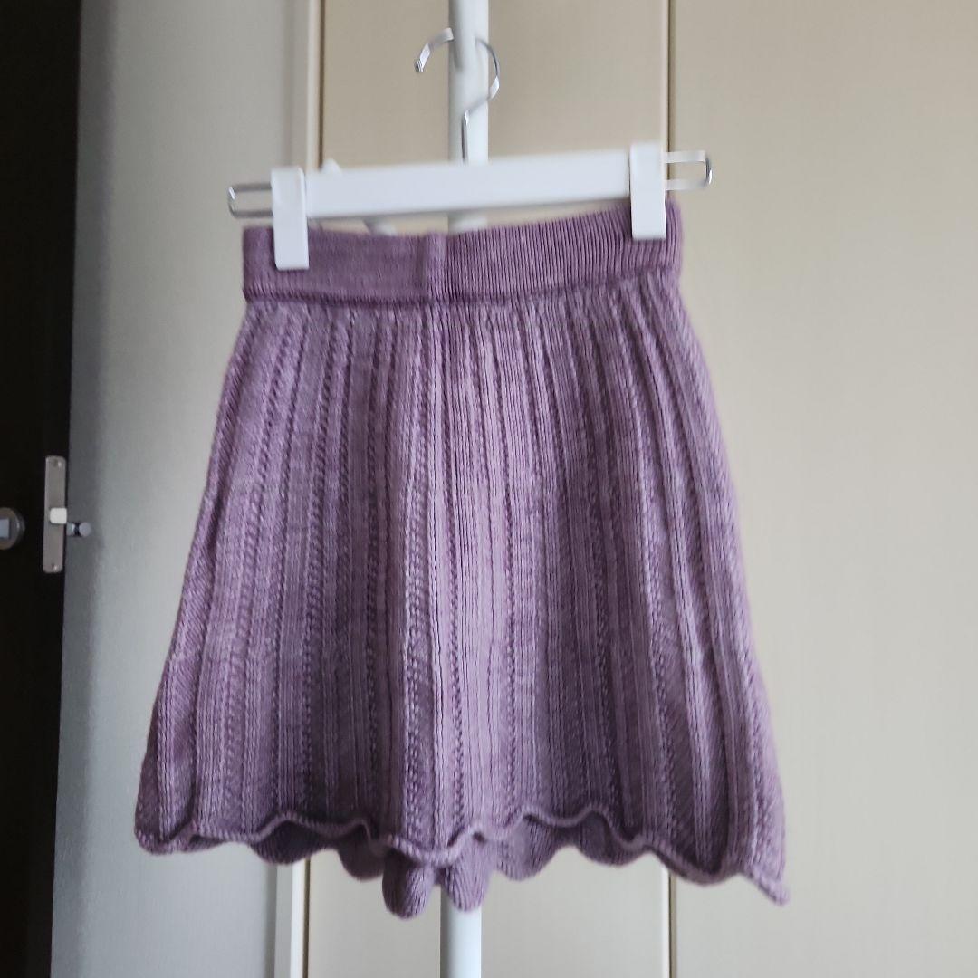着用2回misha&puff　Chevron Skirt periwinkle