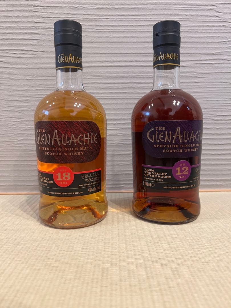 グレンアラヒー12年 グレンアラヒー18年　　旧ラベル2本セット