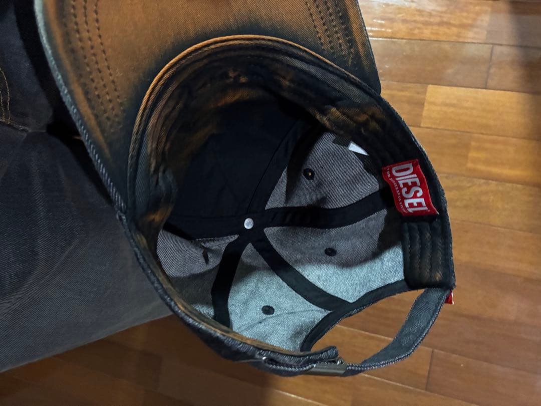 Diesel　デニムキャップ　ダメージデニムキャップ