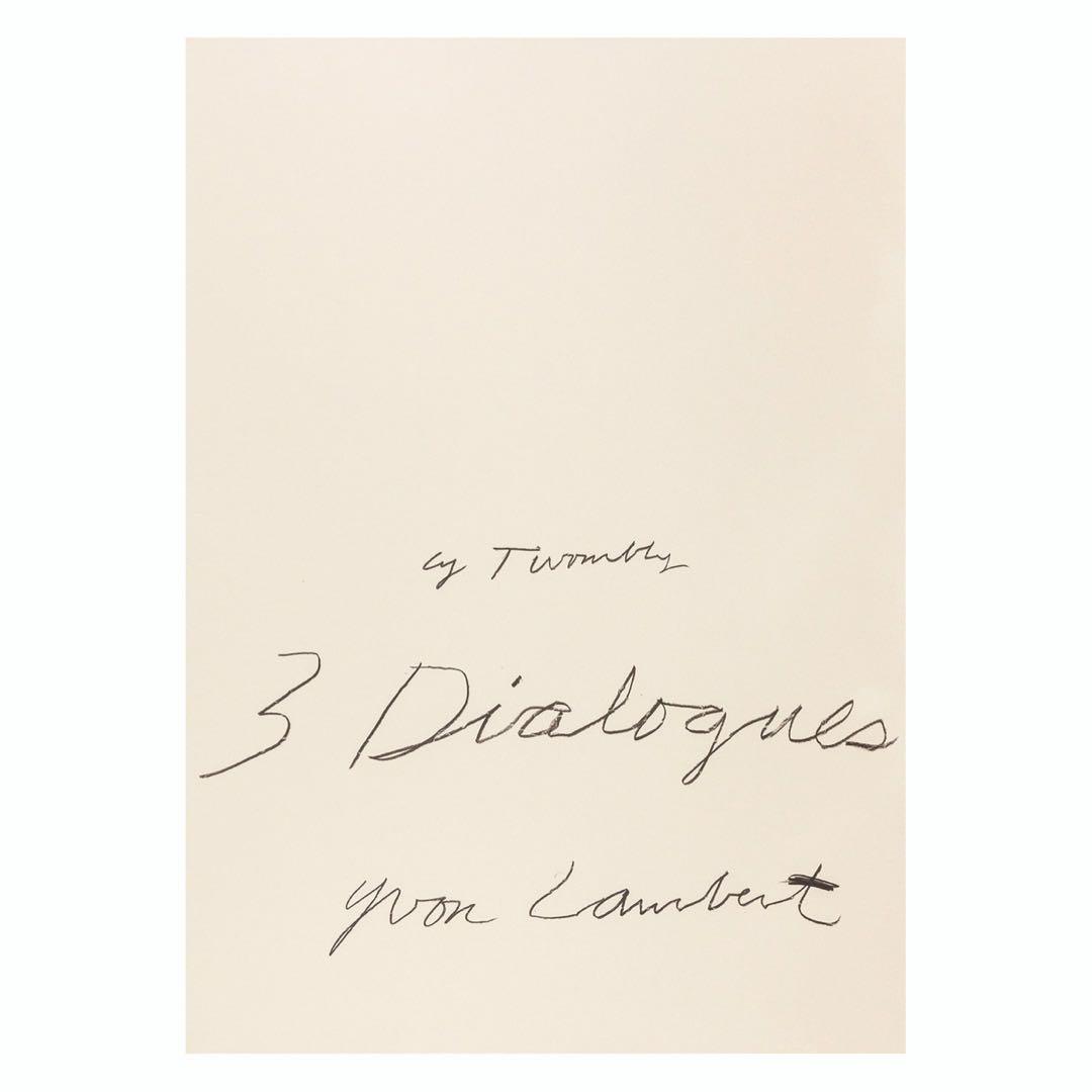 新品正規品 サイ・トゥオンブリー Cy Twombly1977 特注額装ポスター