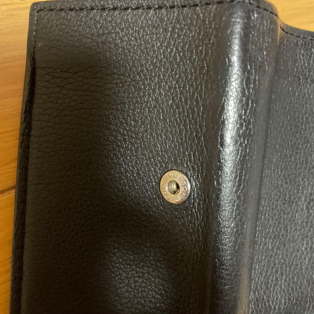 Louis Vuitton ブラック 三つ折り財布