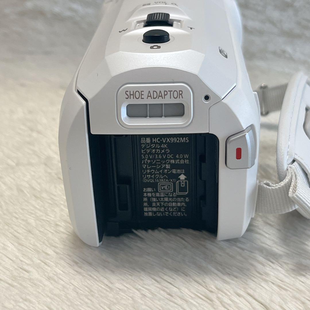 [極美品］Panasonic 4Kビデオカメラ HC-VX992MS ポーチ付