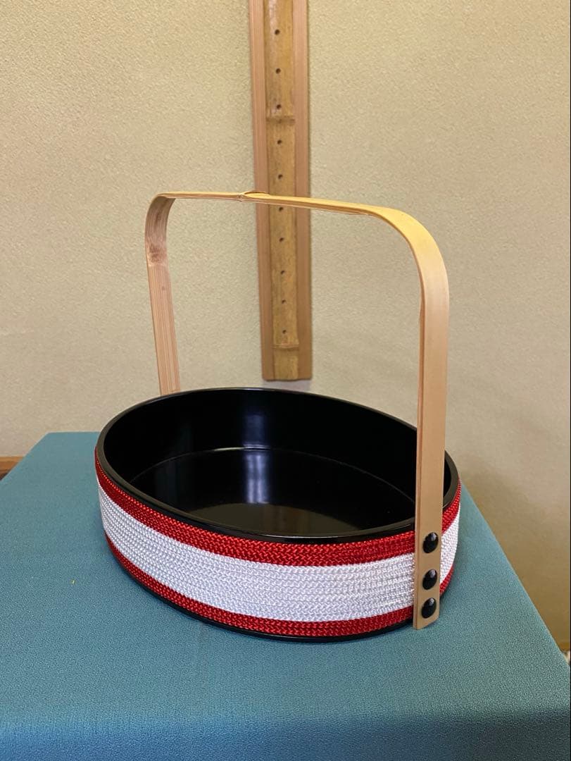 ⭐️本日限定⭐️茶道具/煙草盆 莨盆 手付 組紐 鵬雲斎好 茶道