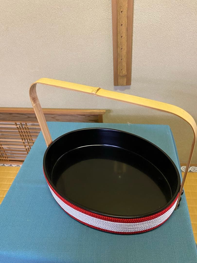 ⭐️本日限定⭐️茶道具/煙草盆 莨盆 手付 組紐 鵬雲斎好 茶道