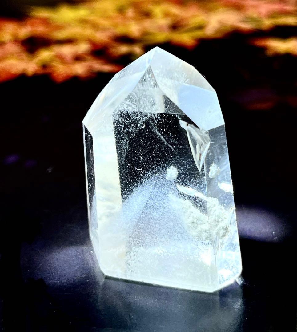 龍脈水晶✨　ホワイトファントム　クリスタル　水晶　原石　ポリッシュ　ポイント