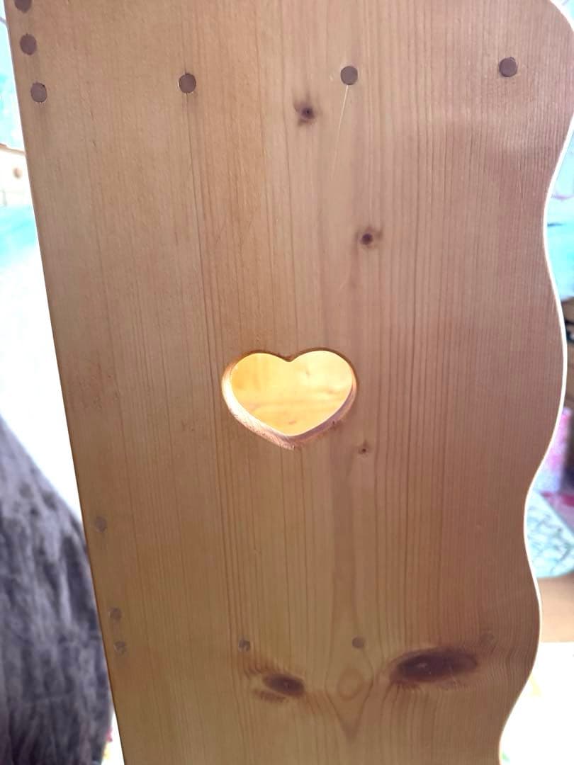 りんラガディ アン＆アンディ トールペイント 木製シェルフ 大型 木製棚