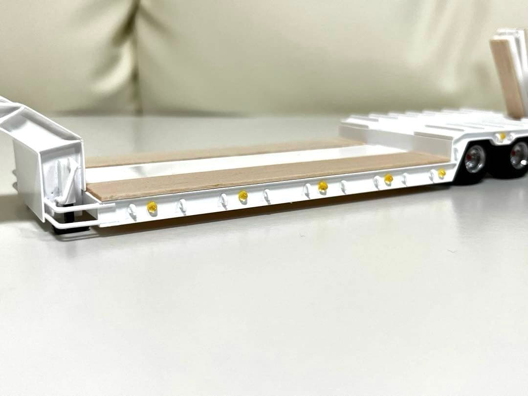 1/50 3軸低床トレーラー自動あゆみ　ケンクラフト プロフィア 用　重機　建機