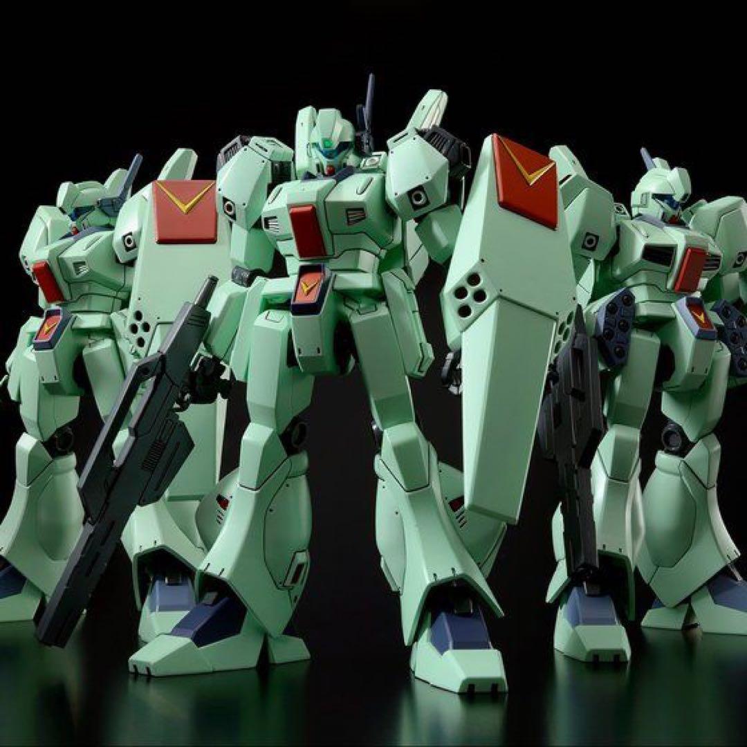 新品未組立　水転写式デカール付属　ＨＧジェガンＦ９１Ｖｅｒ.３機セット