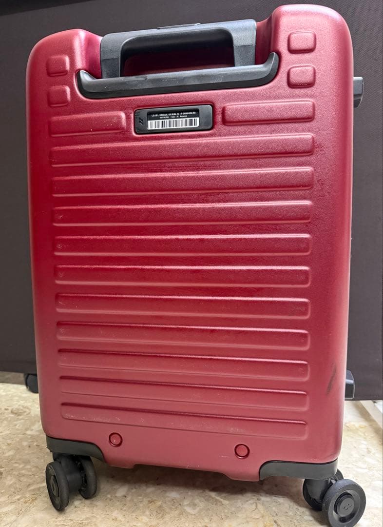 LOJEL バーガンディ キャリーカート 拡張 機内持ち込み可能