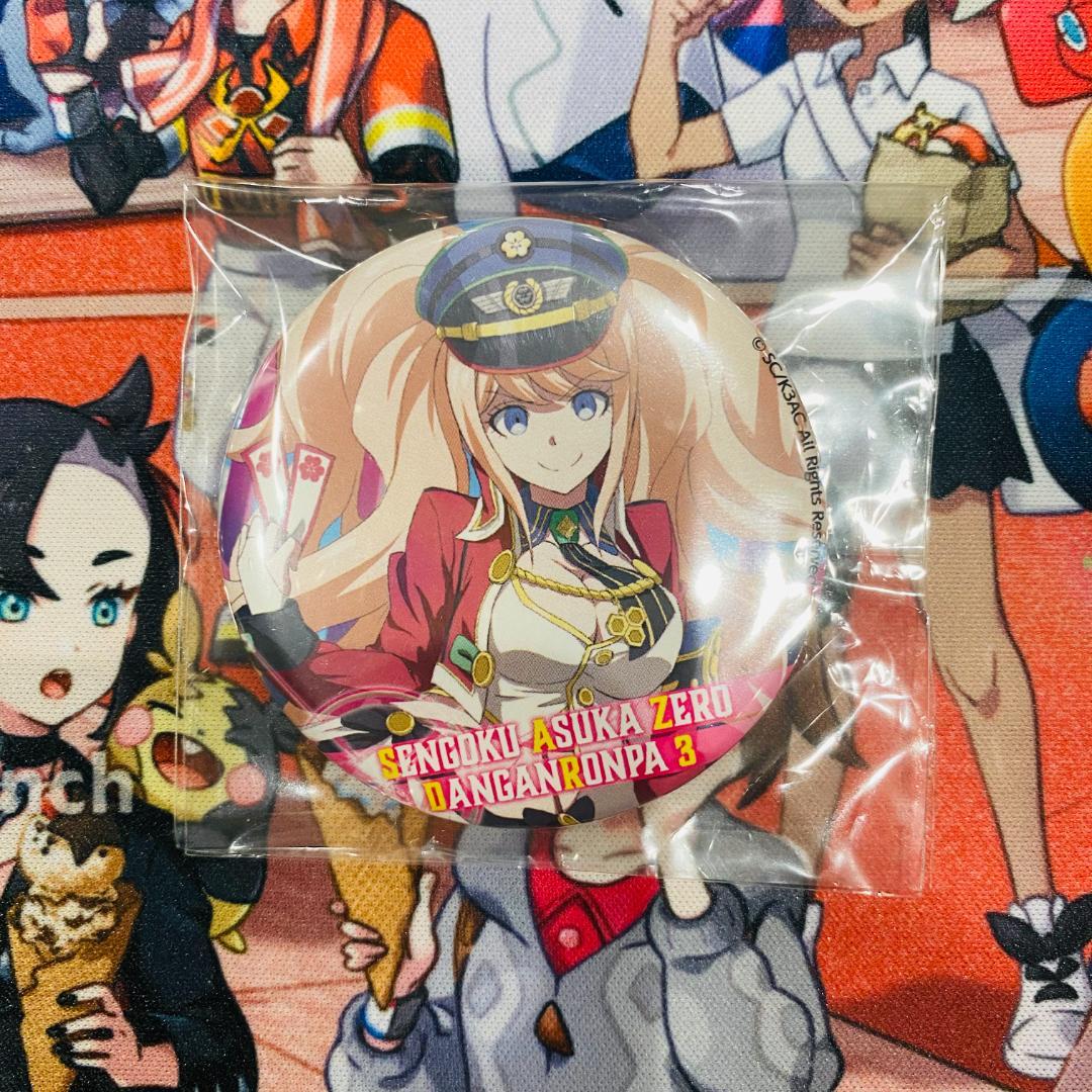 【当日発送】　戦国アスカ　ダンガンロンパ3コラボ　江ノ島盾子　缶バッジ ①