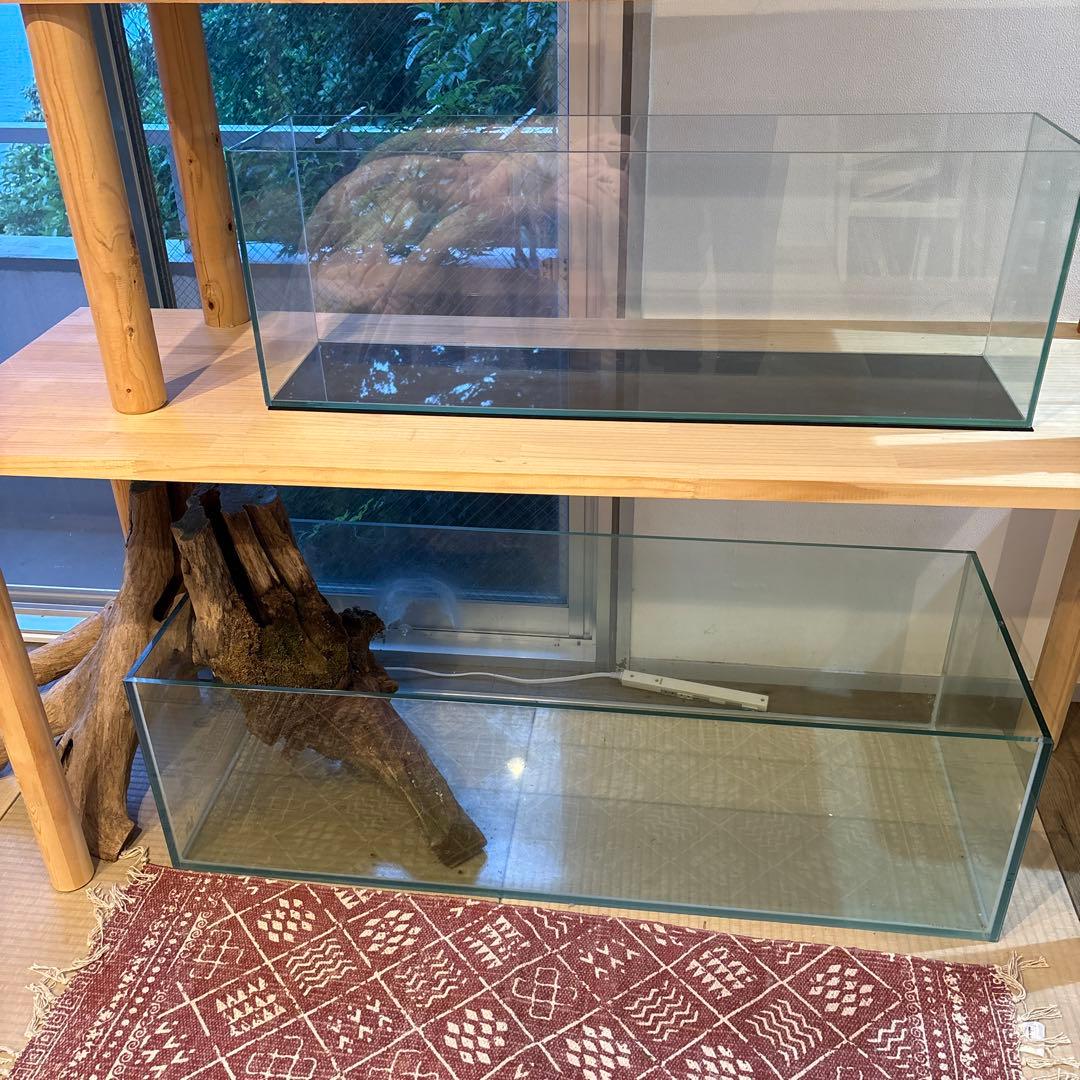 走*剣様 ガラス水槽120✖️45✖️35 と　 ガラス90 22 30