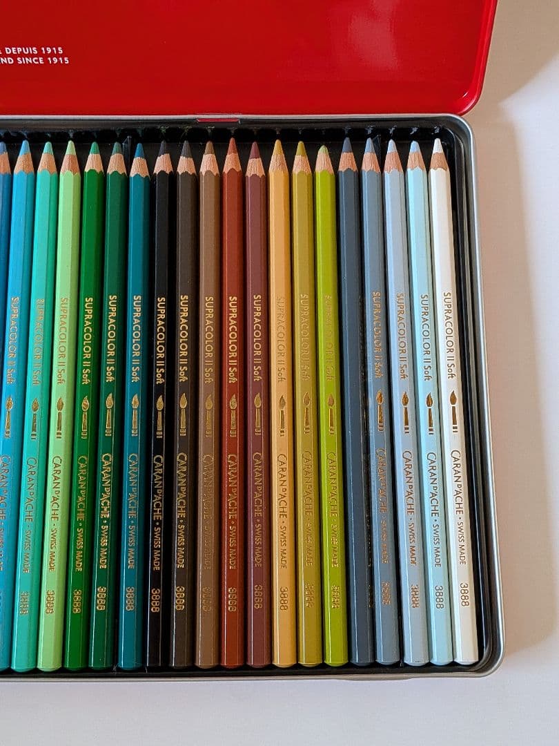 カランダッシュ スプラカラー ソフト 水彩色鉛筆 40色セット