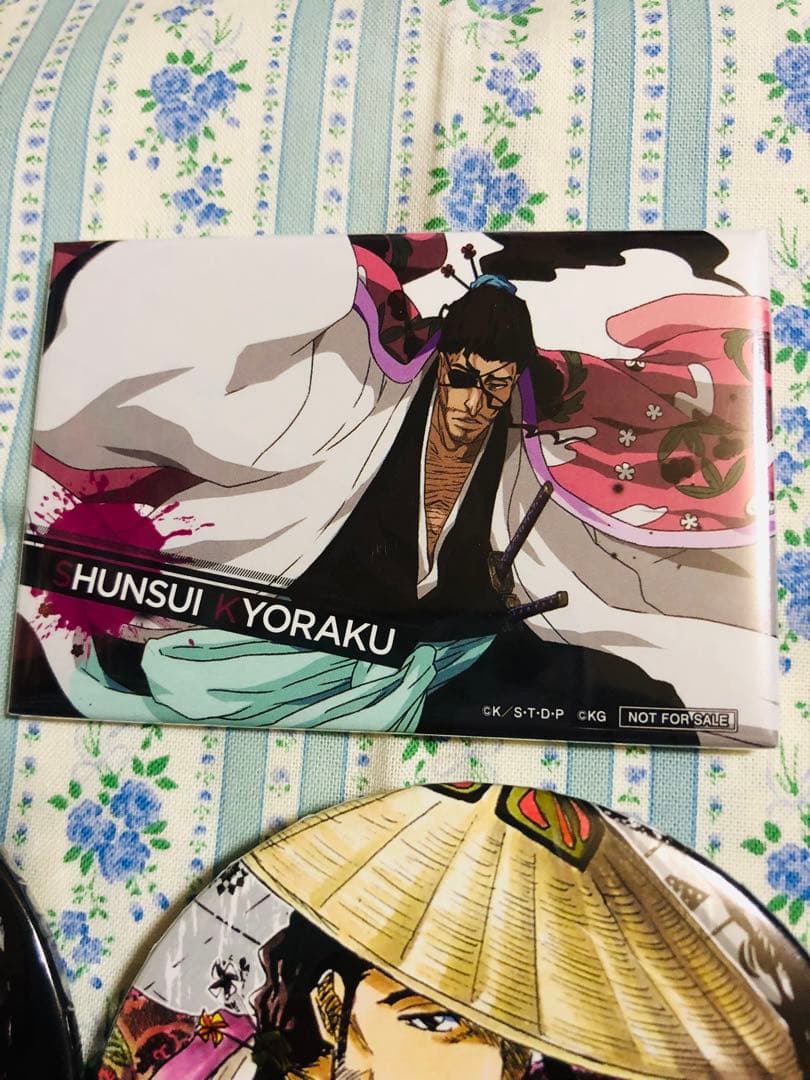 BLEACH 京楽春水　缶バッジ　懸賞限定　原作　コレクション　ホログラム