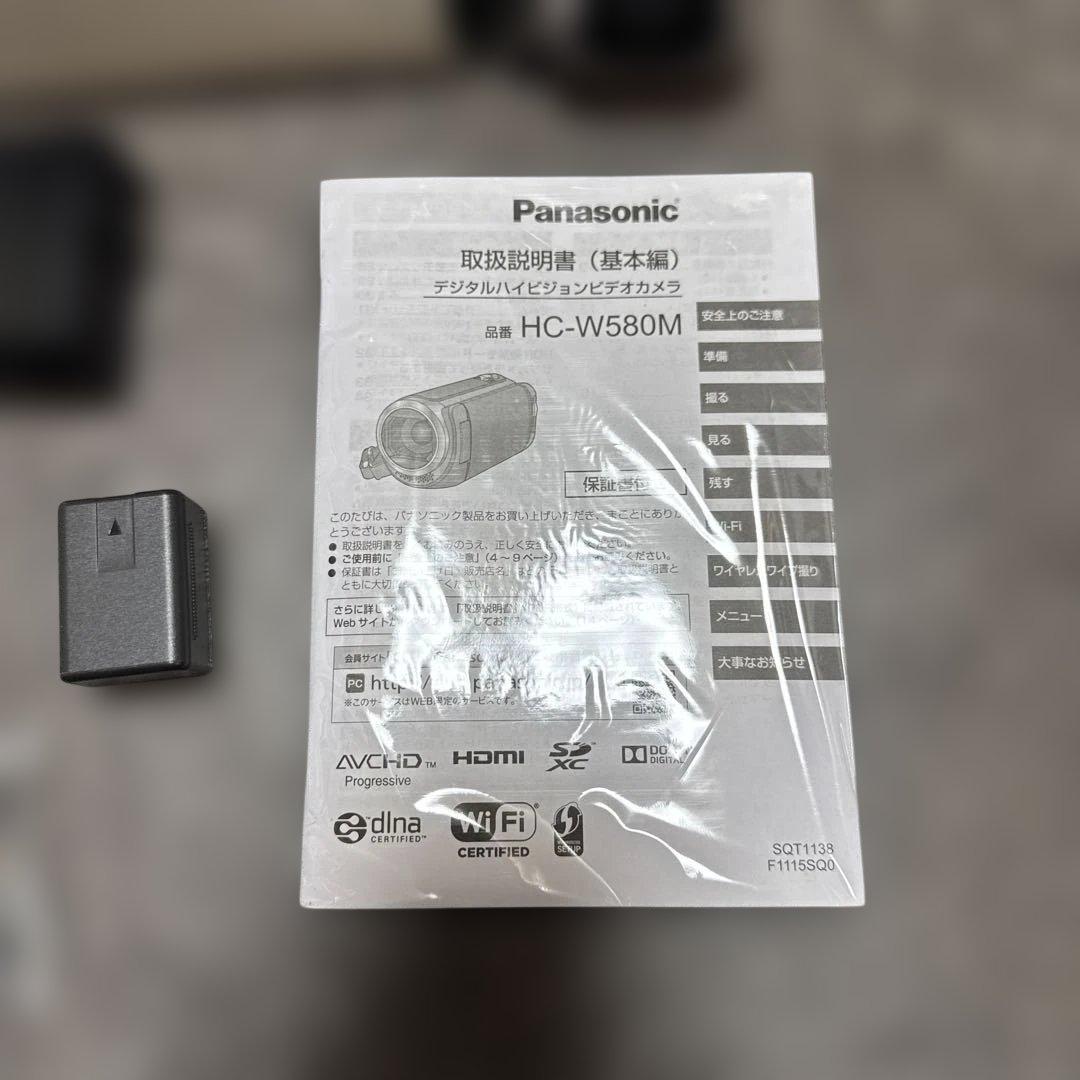 ほぼ未使用　【卒業・卒園式におすすめ】HC-W580M ビデオカメラ