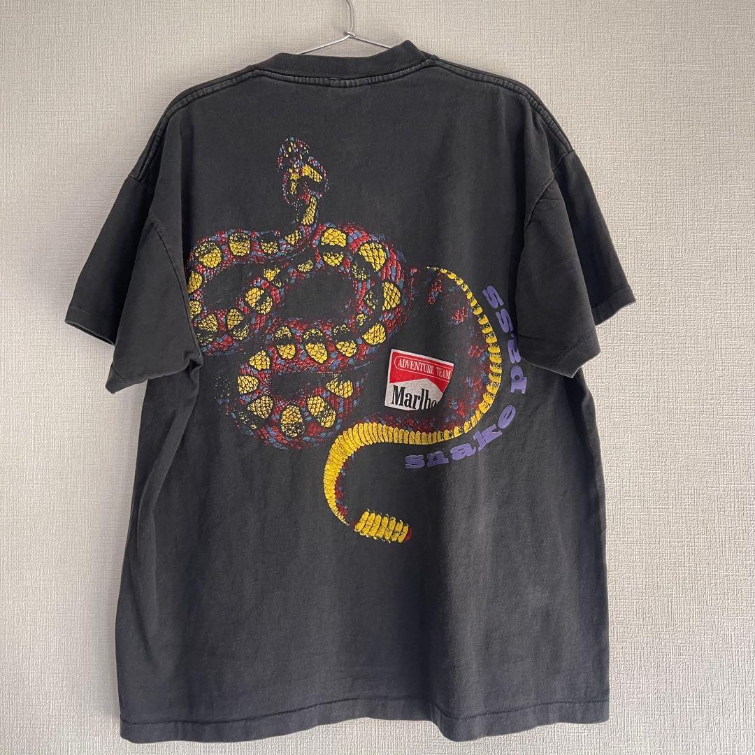 Marlboro マルボロ スネーク パス snake pass Tシャツ L