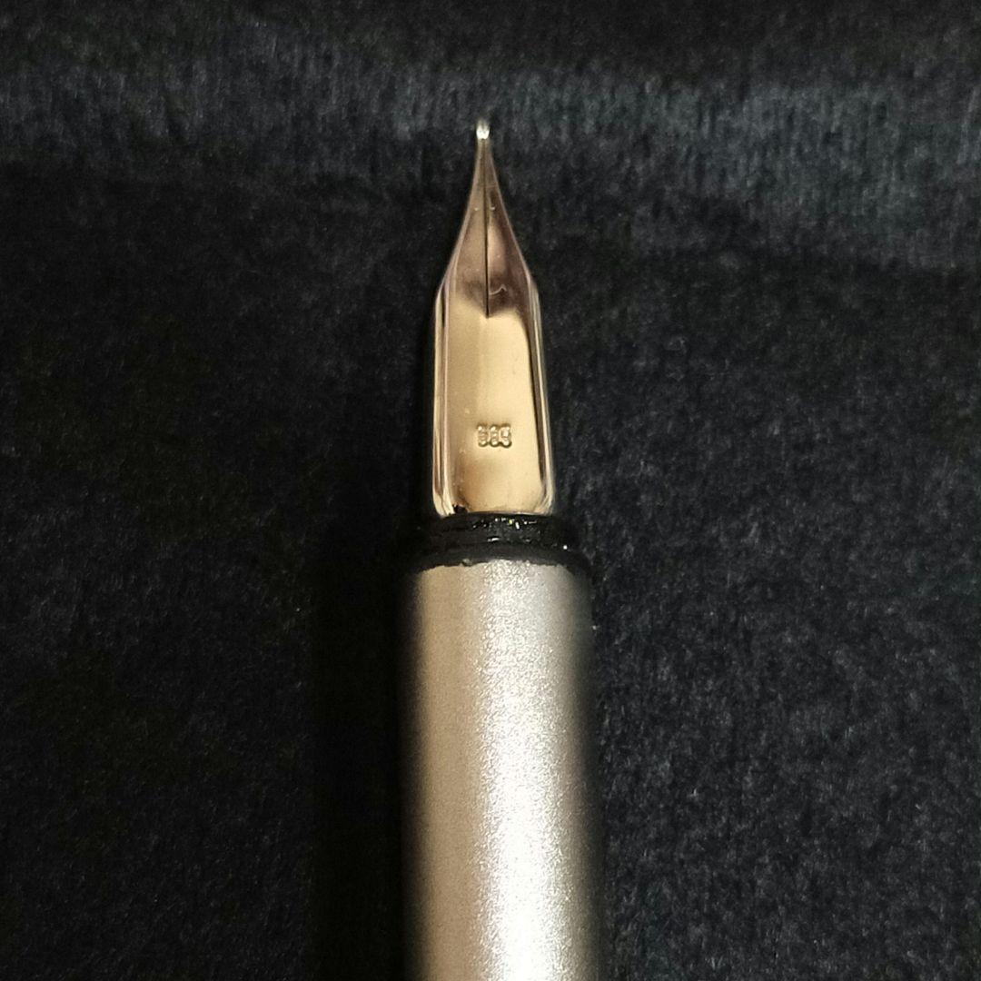 USED　モンブラン GERMANY 585ペン先万年筆　シルバー