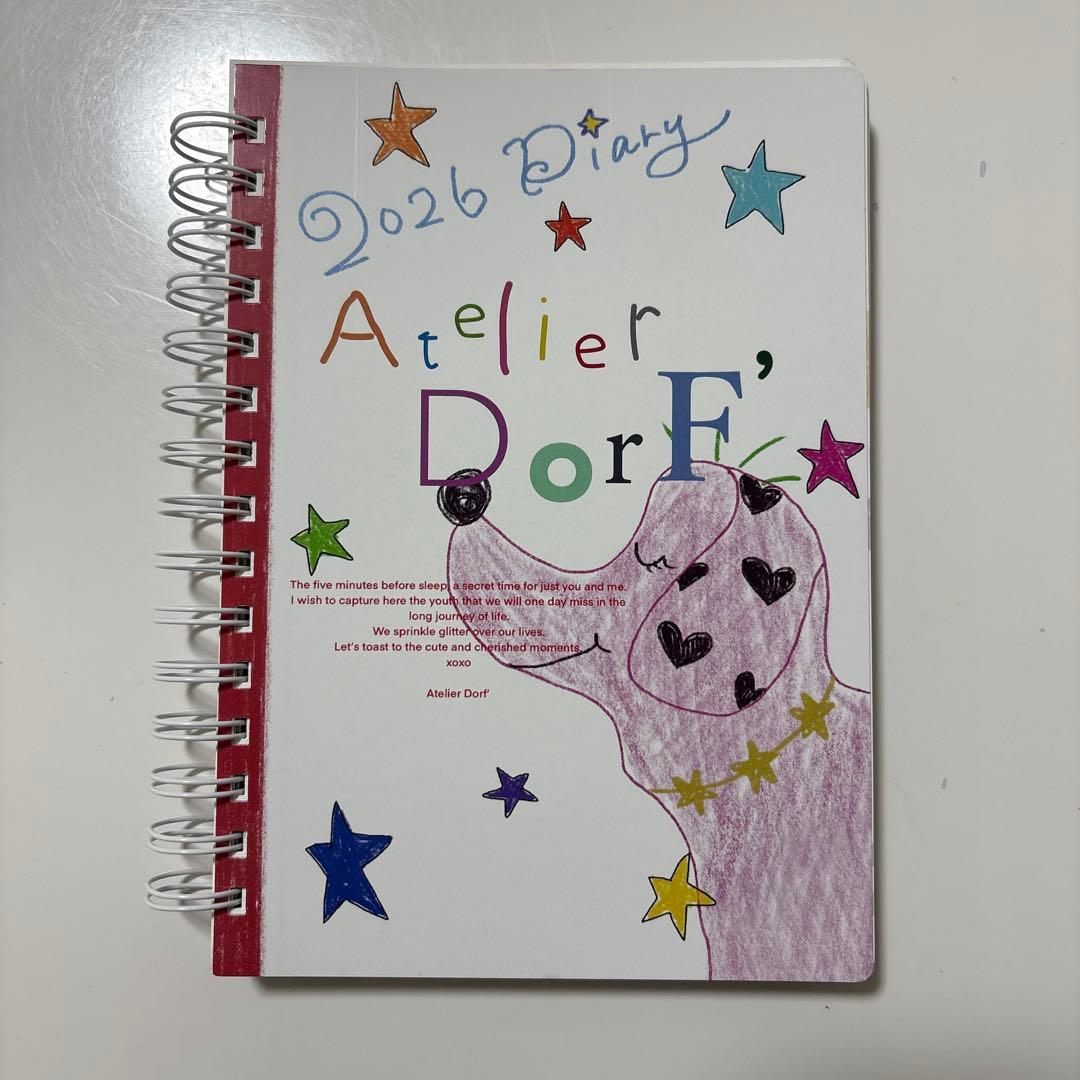 Atelier Dorf 2026 Diary A5サイズ