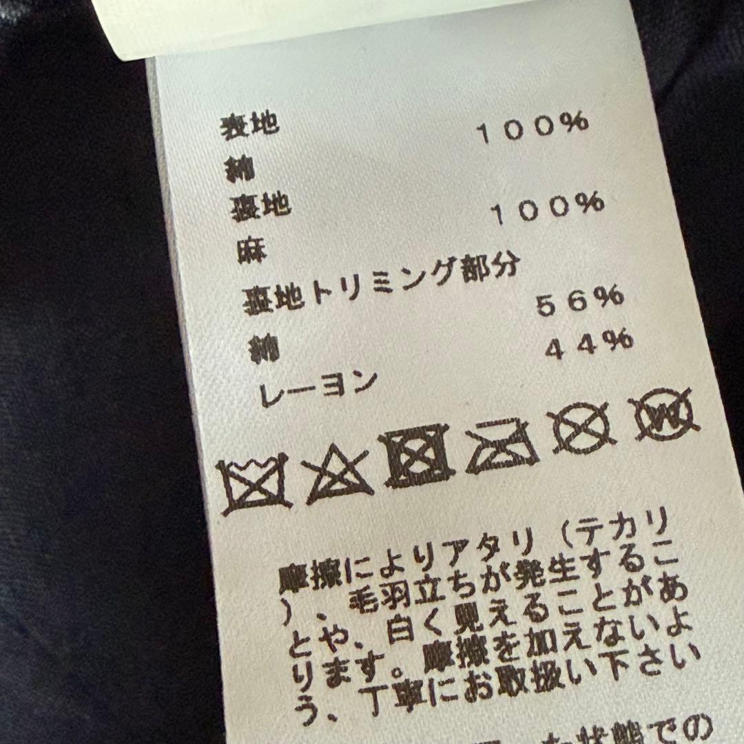 美品 サイズ60 HERMES デニムキャップ 帽子 シグネチャー 刺繍