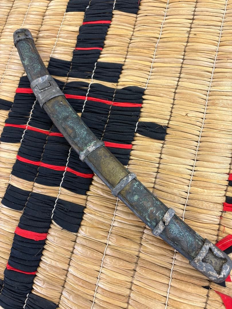 アイヌ　覆輪腰刀拵　タクネピコロ　エムシポ　拵　腰刀　刀装具　短刀拵