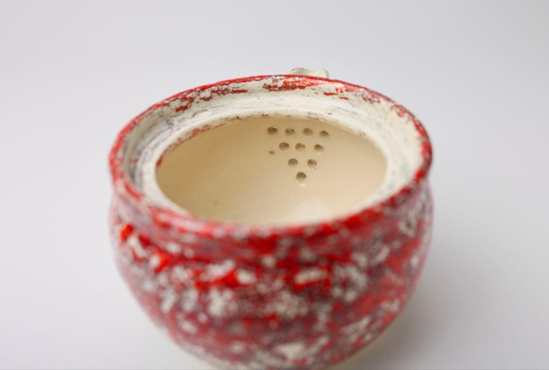 箕面焼　松田箕山　宝瓶　急須　煎茶器