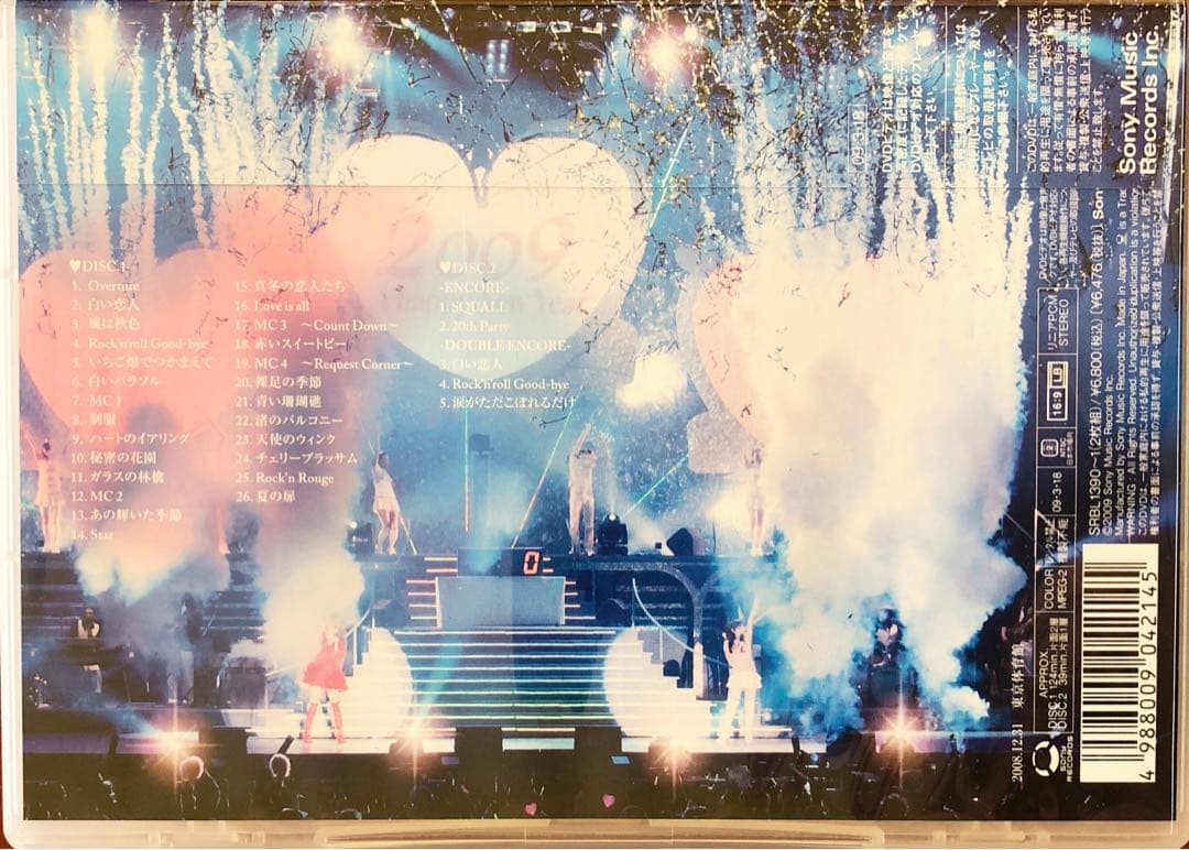 松田聖子CNUNT DOWN LIVE PARTY LIVE DVD 5枚セット