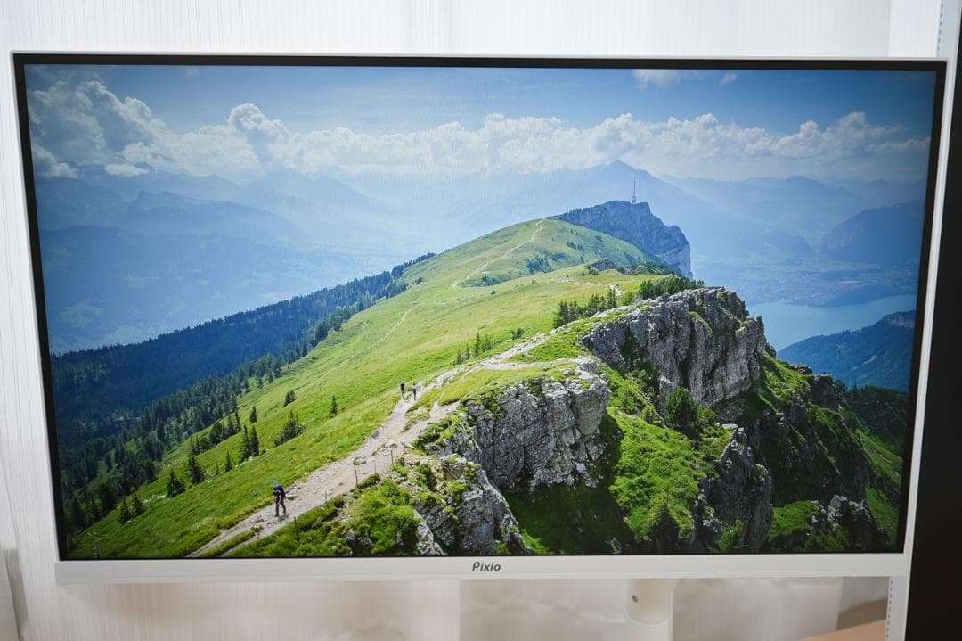 Pixio ゲーミングモニター[PX278] 27インチ WQHD 白ホワイト①