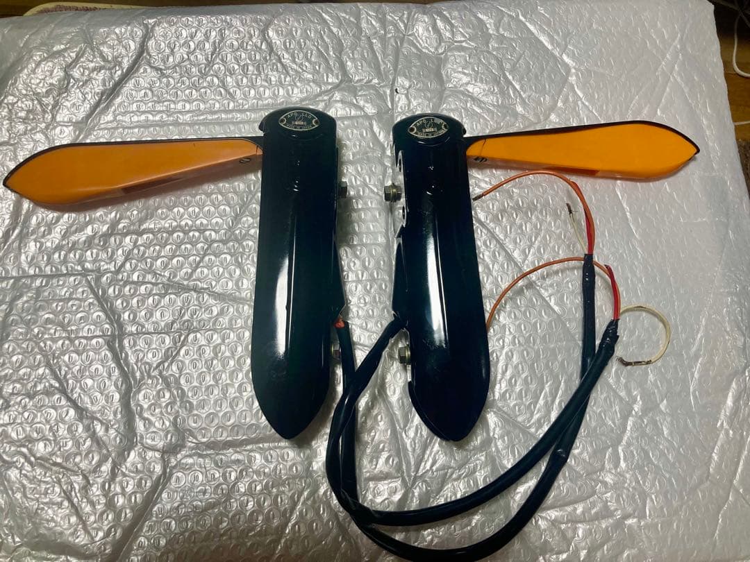 アポロウィンカー（矢羽根式方向指示器） 純正12v仕様 当時レア物 配線図付き